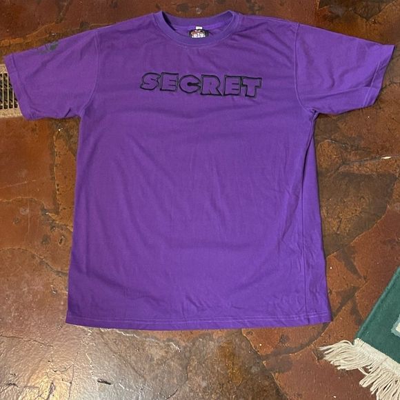 Secret Scientist Embroidered T-Shirt (Purple / Black) (XL) - Picture 3 of 3